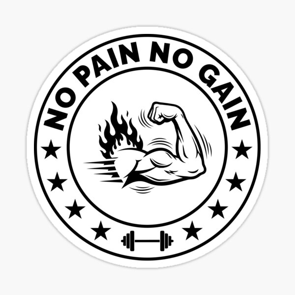 Item preview, No Pain No Gain designed and sold by Hamza Mrizak.