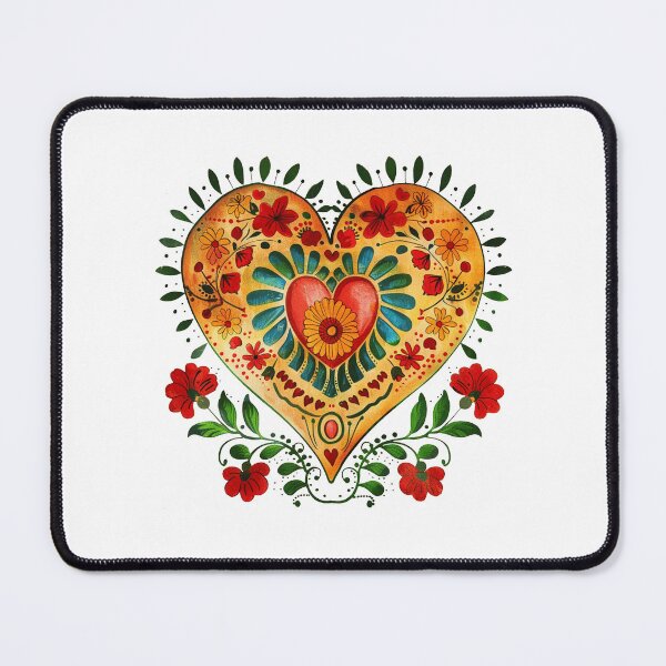 Item preview, Heart with flowers designed and sold by Made-by-Gus.
