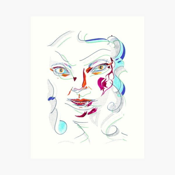 Item preview, Portrait féminin  designed and sold by Neleren.