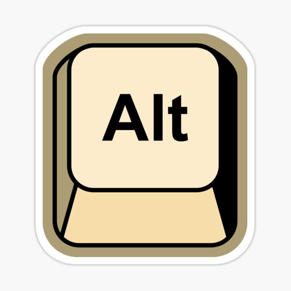 Item preview, Alt Key Throw Pillow – Vintage Keyboard Design designed and sold by Flametric.