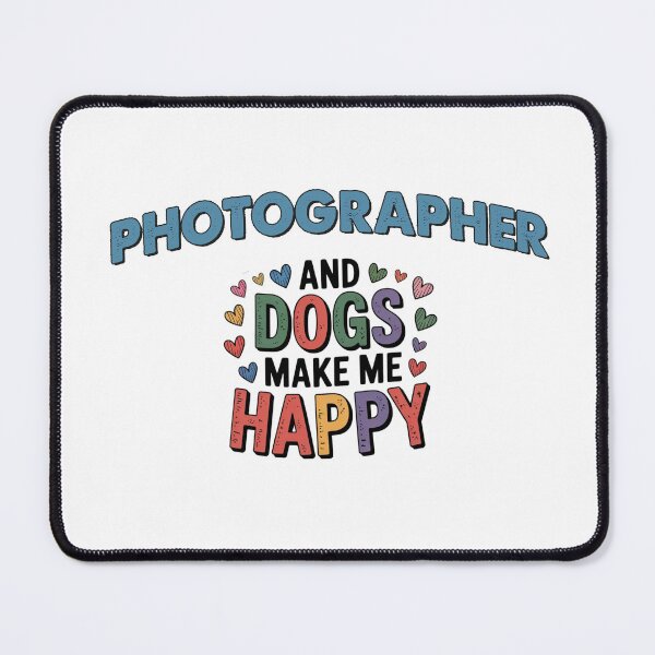 Item preview, Photographer And Dogs Make Me Happy - Funny Photographer Dogs Lover designed and sold by Oussinc.