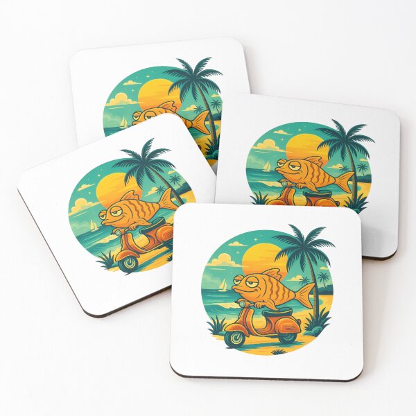 Item preview, Wiggly Fish – Beach Cruise Vibes designed and sold by ALITOPRINCE.