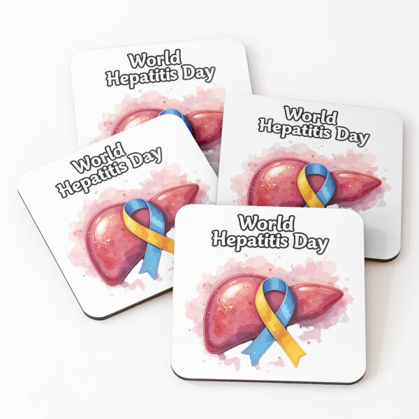Item preview, World Hepatitis Day Awareness Liver Ribbon Design designed and sold by IndulgentBob.