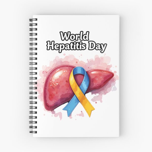 Item preview, World Hepatitis Day Awareness Liver Ribbon Design designed and sold by IndulgentBob.