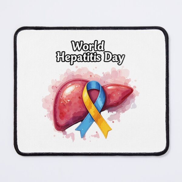 Item preview, World Hepatitis Day Awareness Liver Ribbon Design designed and sold by IndulgentBob.