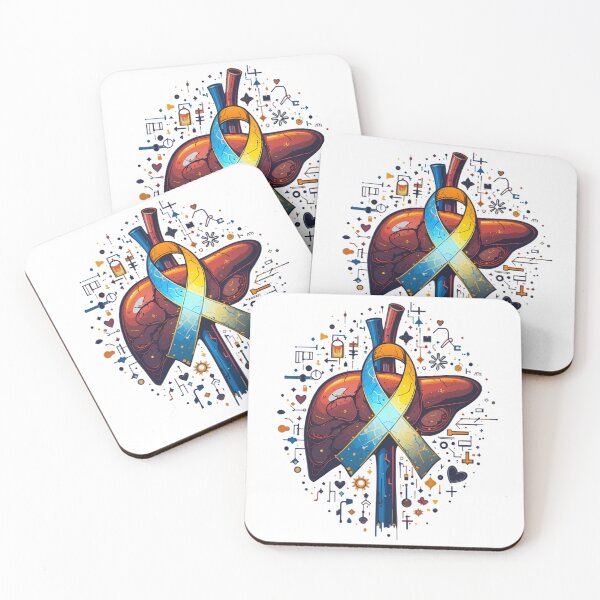 Item preview, World Hepatitis Day Abstract Liver Tech Awareness designed and sold by IndulgentBob.