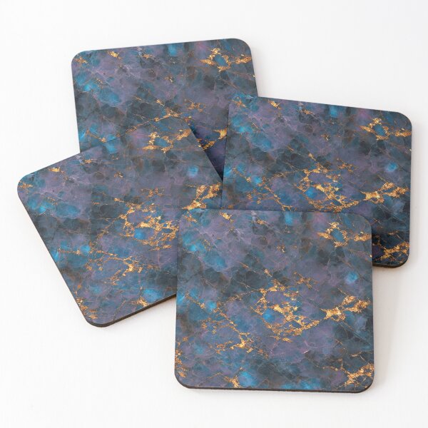 Item preview, Ocean Blue Pink Black Gold Marble Trendy Collection designed and sold by TrendyDesigne412.