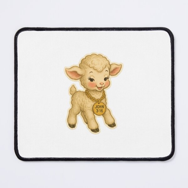 Item preview, John 3:16 Bling Lamb  designed and sold by Bookgurl23.