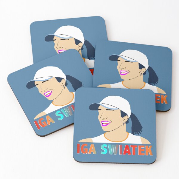 Item preview, Iga Swiatek illustration designed and sold by ZooStateofMind.