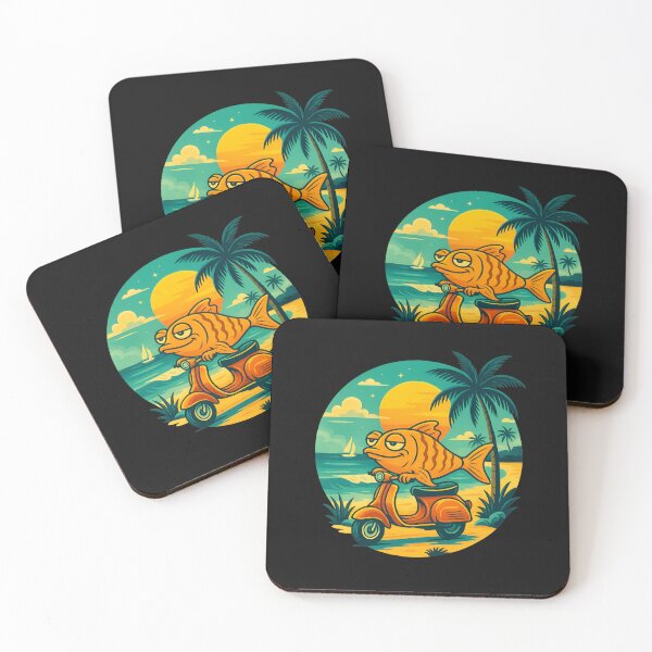 Item preview, Wiggly Fish – Beach Cruise Vibes designed and sold by ALITOPRINCE.