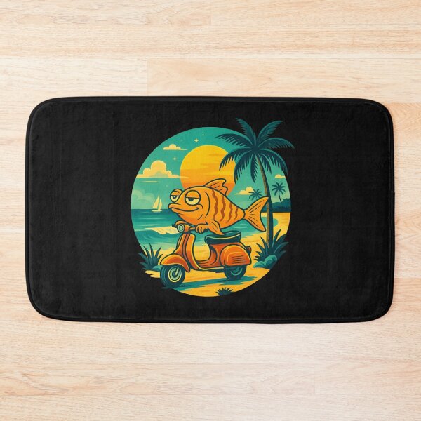 Item preview, Wiggly Fish – Beach Cruise Vibes designed and sold by ALITOPRINCE.