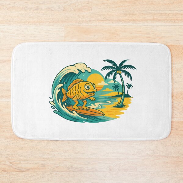 Item preview, Wiggly Fish – Surf’s Up Edition designed and sold by ALITOPRINCE.