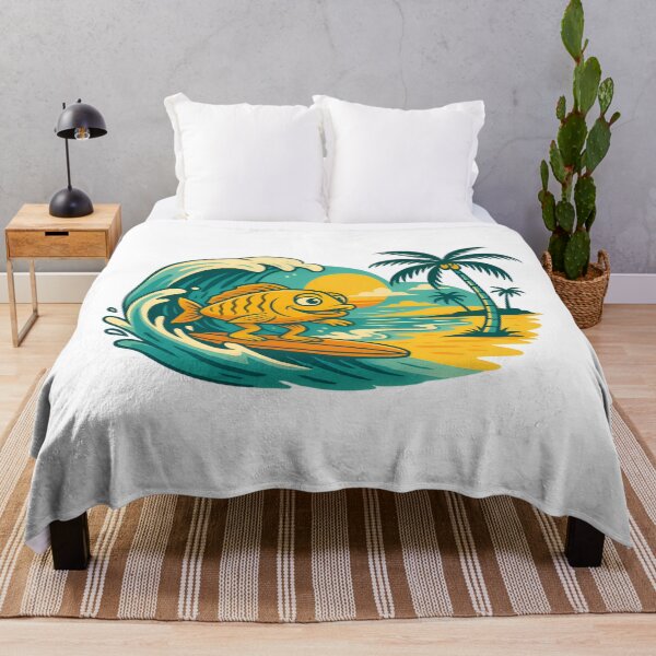 Item preview, Wiggly Fish – Surf’s Up Edition designed and sold by ALITOPRINCE.