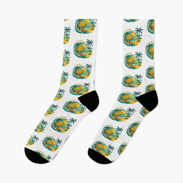 Item preview, Wiggly Fish – Surf’s Up Edition designed and sold by ALITOPRINCE.