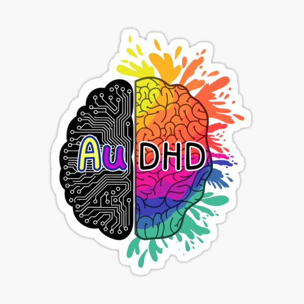 Item preview, Talk AuDHD to Me designed and sold by LionheartADHD.