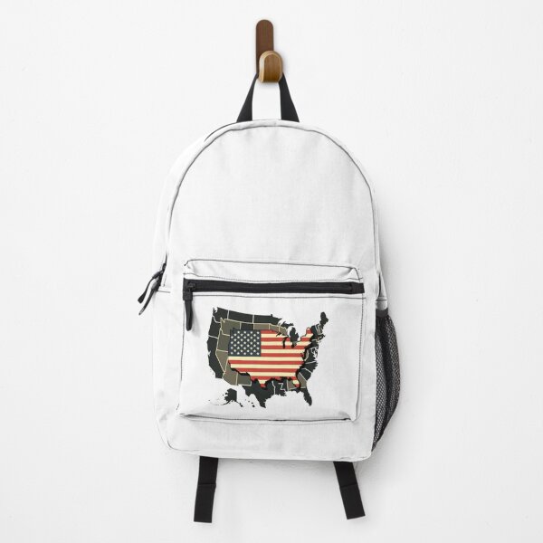 Item preview, American Flag USA Map designed and sold by Paper Drip.
