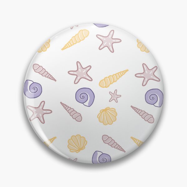 Item preview, Aesthetic Pastel Beach Seashells Pattern  designed and sold by AestHenni17.