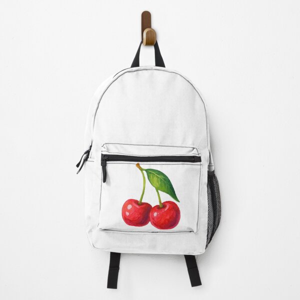Artikelvorschau, Aquarell Kirschpaar – Frische rote Früchte Botanische Kunst entworfen und verkauft von ArtfulWeave.