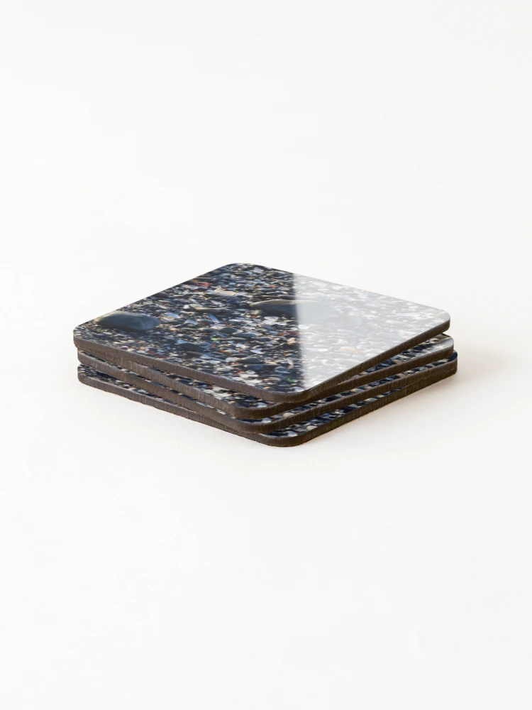 Thumbnail 4 of 5, Coasters (Set of 4), Glass Pebbles designed and sold by Tracy Engle.