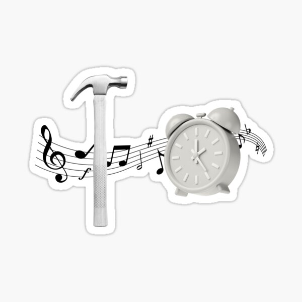 Item preview, Hammer Time - B/W designed and sold by ClanRaeDesign.