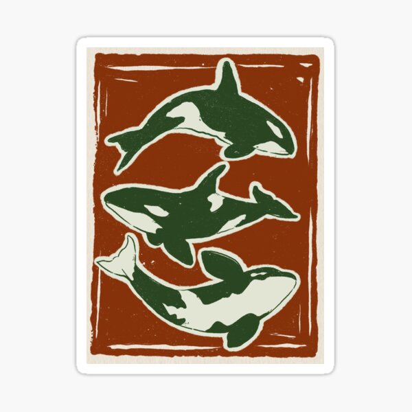 Item preview, Orca whales designed and sold by PetTheDawg.