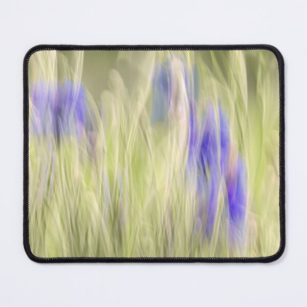 Item preview, Blue wildflowers blowing in the wind designed and sold by KRFNatureGifts.