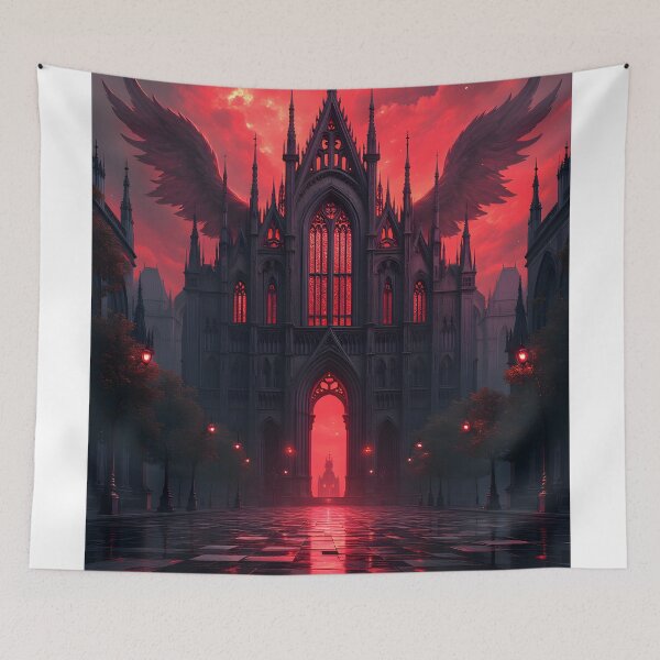 Item preview, Cathedral of the Crimson Wings designed and sold by oanaunciuleanu.