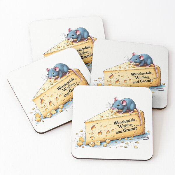 Item preview, WALLACE AND GROMIT WENSLEYDALE CHEESE  designed and sold by Capy's Creations | Pop culture & Nostalgia.
