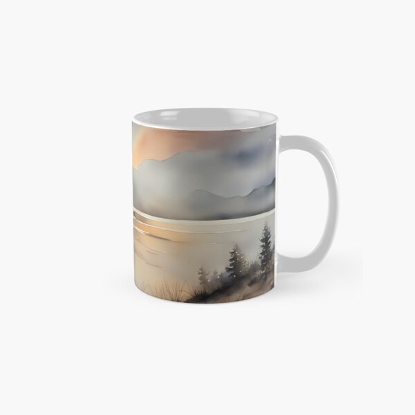 Item preview, Ambient Mountain Lake Dawn designed and sold by BookCovered.