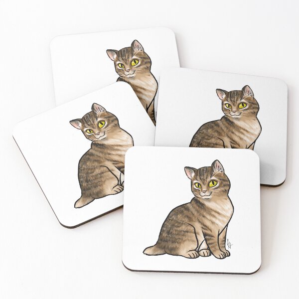 Item preview, Cat - American Bobtail - Shorthair Brown Tabby designed and sold by Jennifer Stolzer.