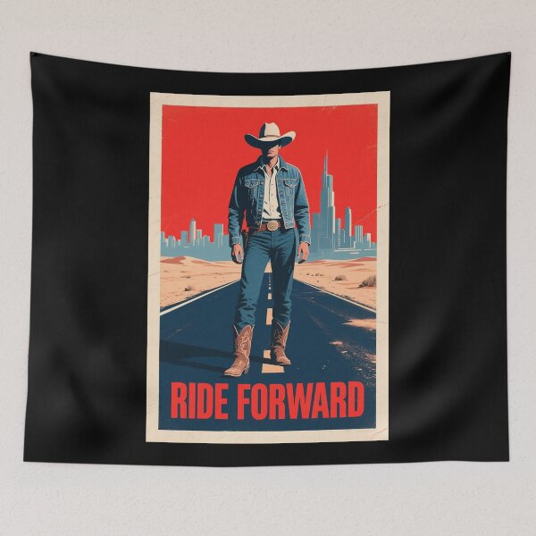 Item preview, Modern Cowboy Hope Style – Ride Forward designed and sold by HoopeStylee.