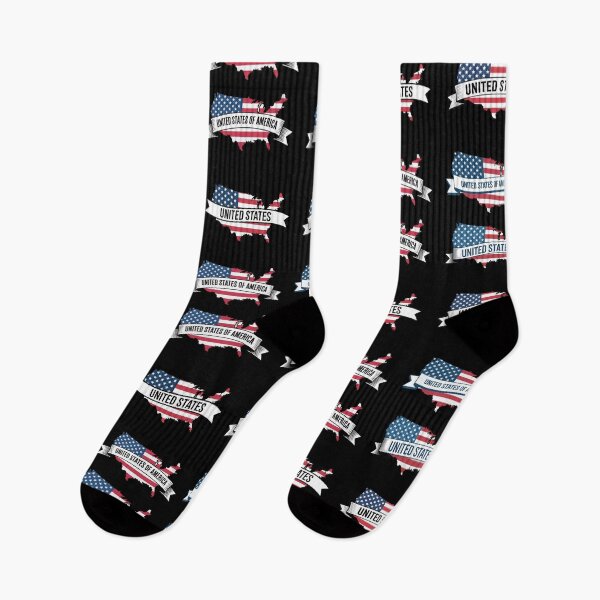 Item preview, USA Flag Map designed and sold by Paper Drip.