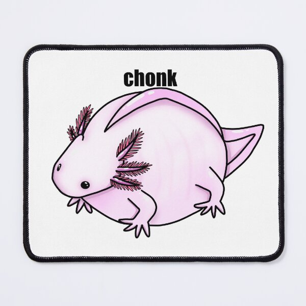 Item preview, Chonky Chubby Axolotl designed and sold by CritterStudio.