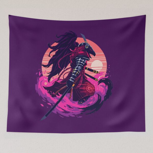 Item preview, Mystic Wave Warrior – Legendary Pixel Art Samurai designed and sold by VersaLab.