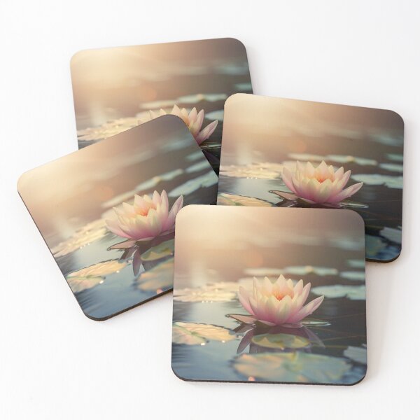 Item preview, Peaceful Sunrise Water Lotus designed and sold by ArteMinds.