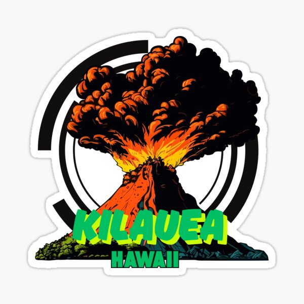 Item preview, Kilauea Volcano designed and sold by Red-forever.