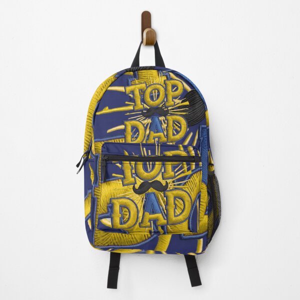 Item preview, Top Dad Embroidered Design  Father's Day Gift Mustache Fun Typography designed and sold by ArtDesignTp.
