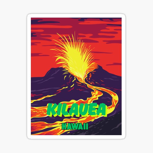 Item preview, Kilauea Volcano designed and sold by Red-forever.