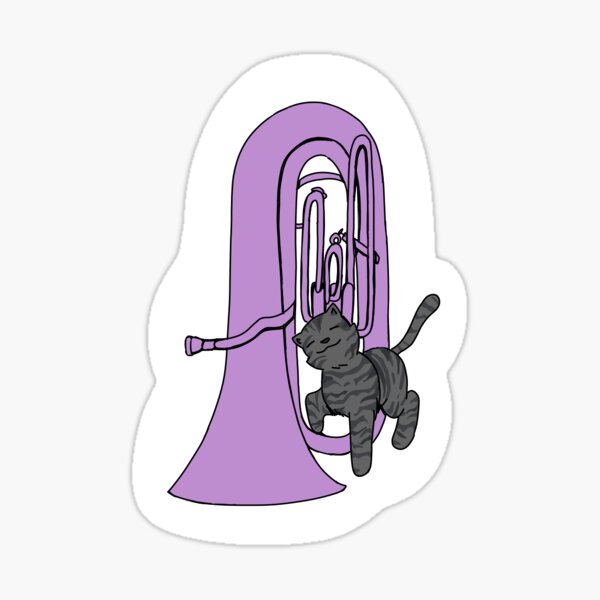 Item preview, Tuba Cat designed and sold by Aruam-Art.