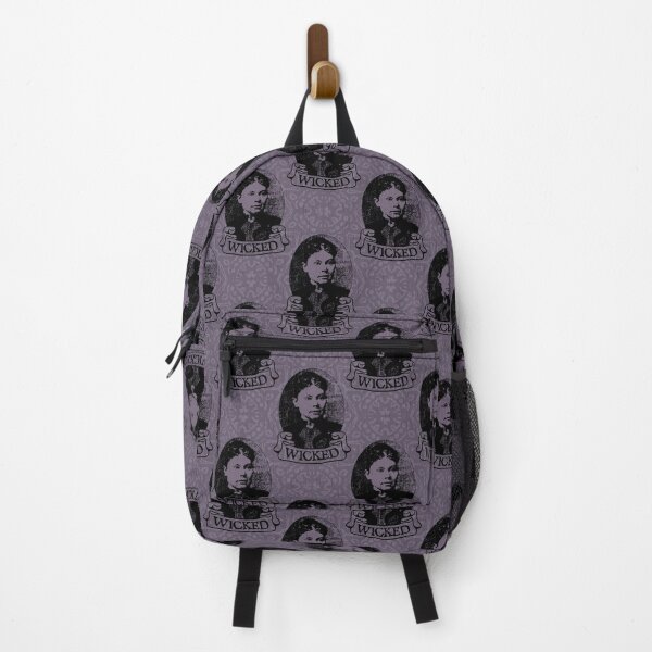 Item preview, Wicked Lizzie Borden Pattern - Black and Lilac Purple designed and sold by Michelebuttons.