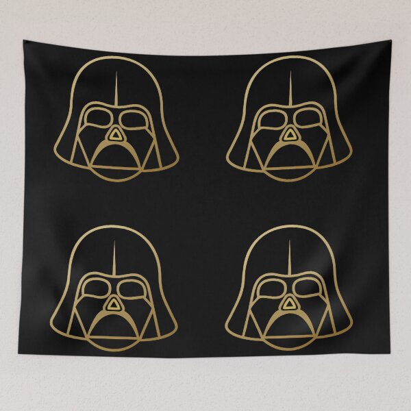 Item preview, Minimalist Golden Helmet Outline designed and sold by ART ATTACK ZONE.