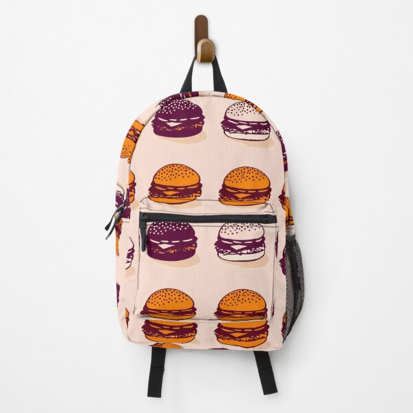 Artikelvorschau, Pop Art Vier Cheeseburger auf rosa Hintergrund entworfen und verkauft von ART ATTACK ZONE.