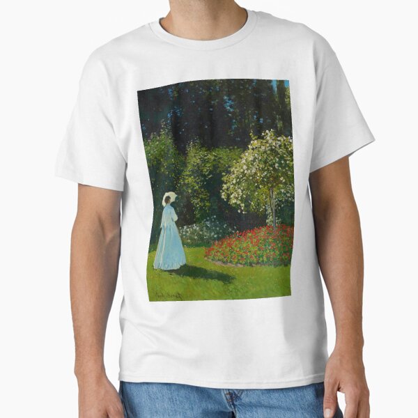 Item preview, Lady in the garden (1867) | Monet | Contrast designed and sold by Oliveirallan.