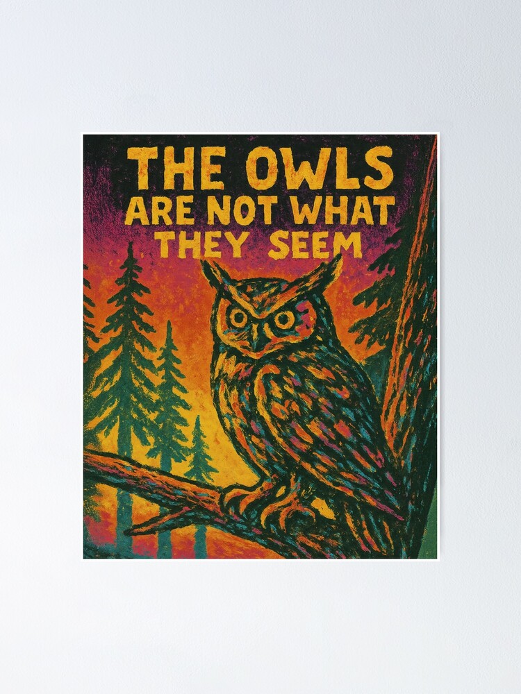 The Owls are not what They Seem” – Cryptic Owl Forest Tee