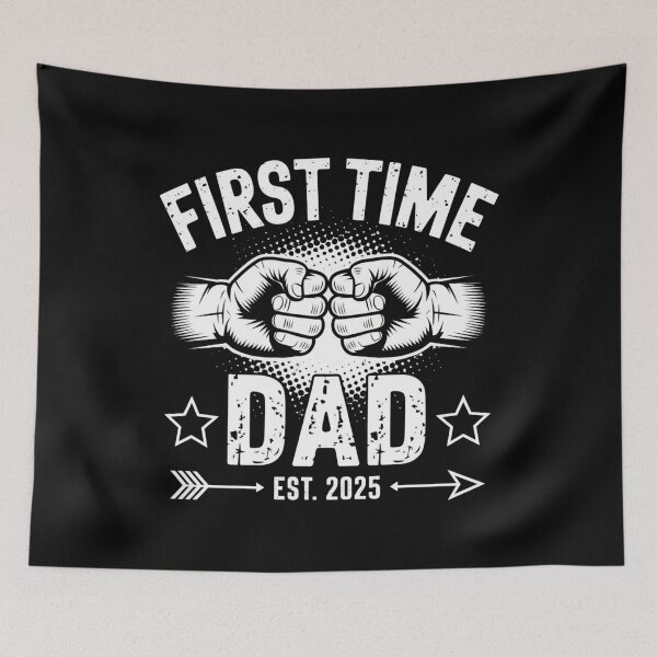 Item preview, First Time Dad Est 2025 Graphic - New Dad Gift for 2025 designed and sold by HustleBossLady247.