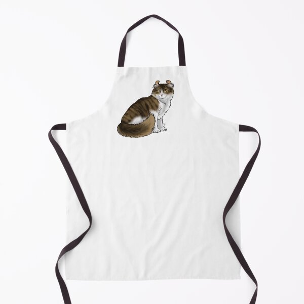 Item preview, Cat - American Curl - White and Tabby designed and sold by Jennifer Stolzer.