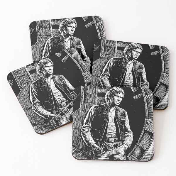 Item preview,  Han Solo in Iconic Monochrome Style designed and sold by ART ATTACK ZONE.