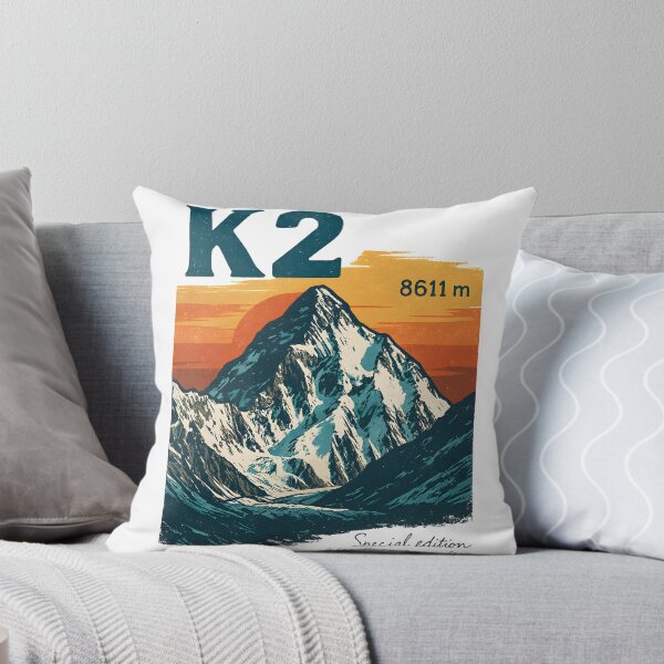Item preview, Mount K2 - Vintage Mountain Print designed and sold by Masha_D.