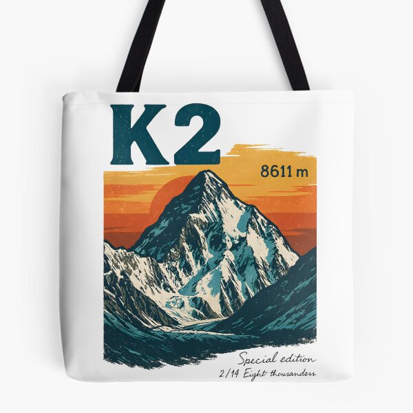 Item preview, Mount K2 - Vintage Mountain Print designed and sold by Masha_D.