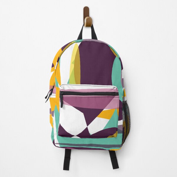 Item preview, Geometric Abstract in Purple, Aqua, and Gold designed and sold by Jessielee72.
